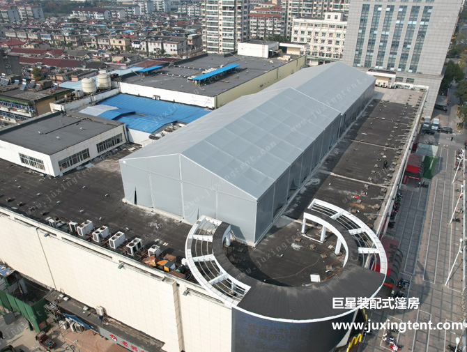 揚(yáng)州樓頂體育篷房 籃球、羽毛球篷房場館