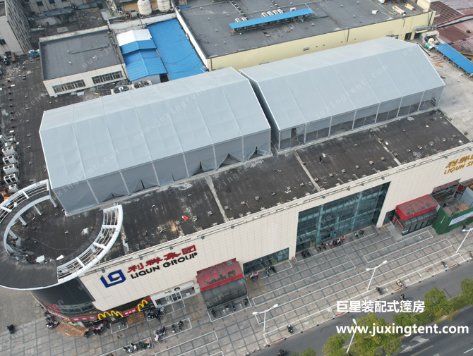 揚(yáng)州樓頂體育篷房 籃球、羽毛球篷房場館