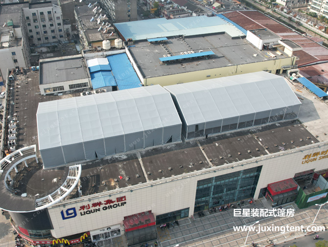 揚(yáng)州樓頂體育篷房 籃球、羽毛球篷房場館